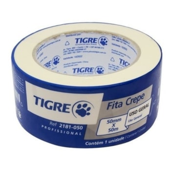 Fita Crepe Uso Geral 48mm x 50m Tigre