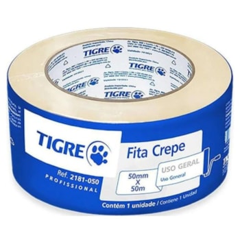 Fita Crepe Uso Geral 48mm x 50m Tigre