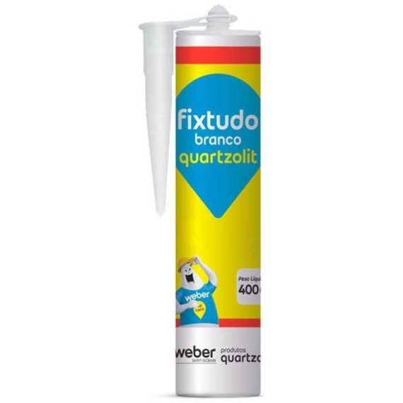 Fixtudo Fixa Tudo Branco 400 gr Quartzolit