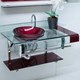 Gabinete para Banheiro Vidro Chopin Elegance Astra 90x56cm com Sifão Vermelho