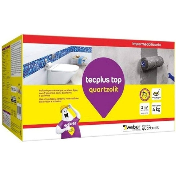 Impermeabilizante Tecplus Top 4 kg Quartzolit