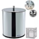 Lixeira Inox Cozinha e Banheiros Tampa Inox 3,2 l Brinox