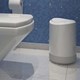 Lixeira Plástica Banheiro Tampa Click 5 l Branca Prat k