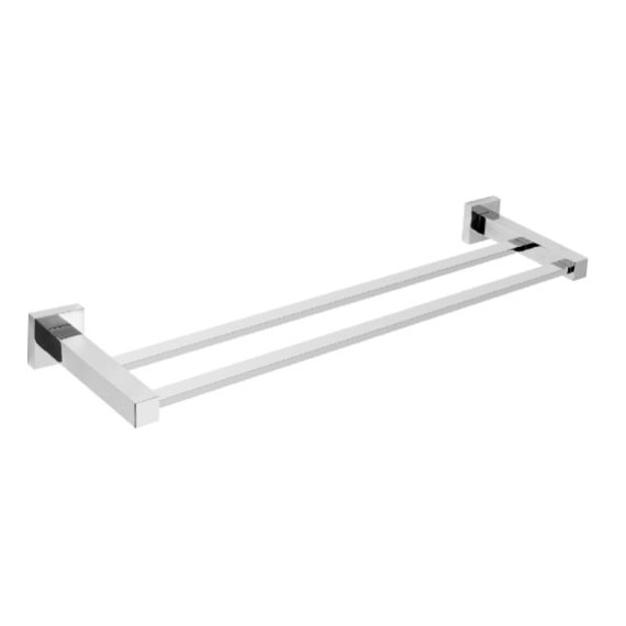 Porta Toalha Linear Duplo C34 Athena 500mm Cromado Meber