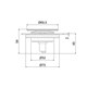 Ralo Grelha Click Inteligente 10x10 Quadrado Inox Meber