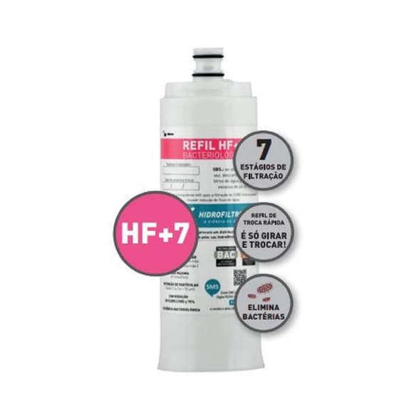 Refil Purificador LBBL Bacteriológico Hf+7 Hidrofiltros