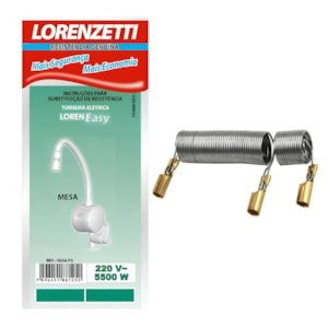 Produto Resistência Torneira Elétrica Loren Easy Mesa 5500w 220v Lorenzetti