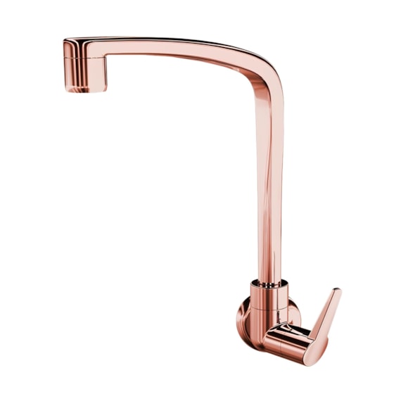 Torneira Cozinha Parede 1168 F71 Abs Flatt Rose Gold Lorenzetti