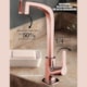 Torneira Lavatório Banheiro Flatt 1195 F71 Bica Alta Rose Gold Lorenzetti