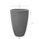 Vaso Planta Polietileno Cônico Moderno 38cm Café Japi