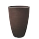 Vaso Planta Polietileno Cônico Moderno 38cm Café Japi